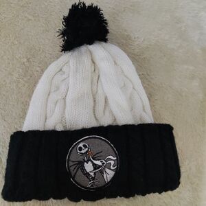 Disney Black and White Beanie - The Night Before Christmas